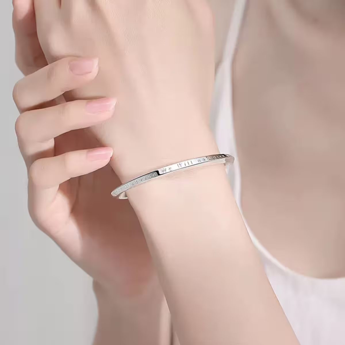 925銀飾×時光一逝永不回×開口手環-第6張