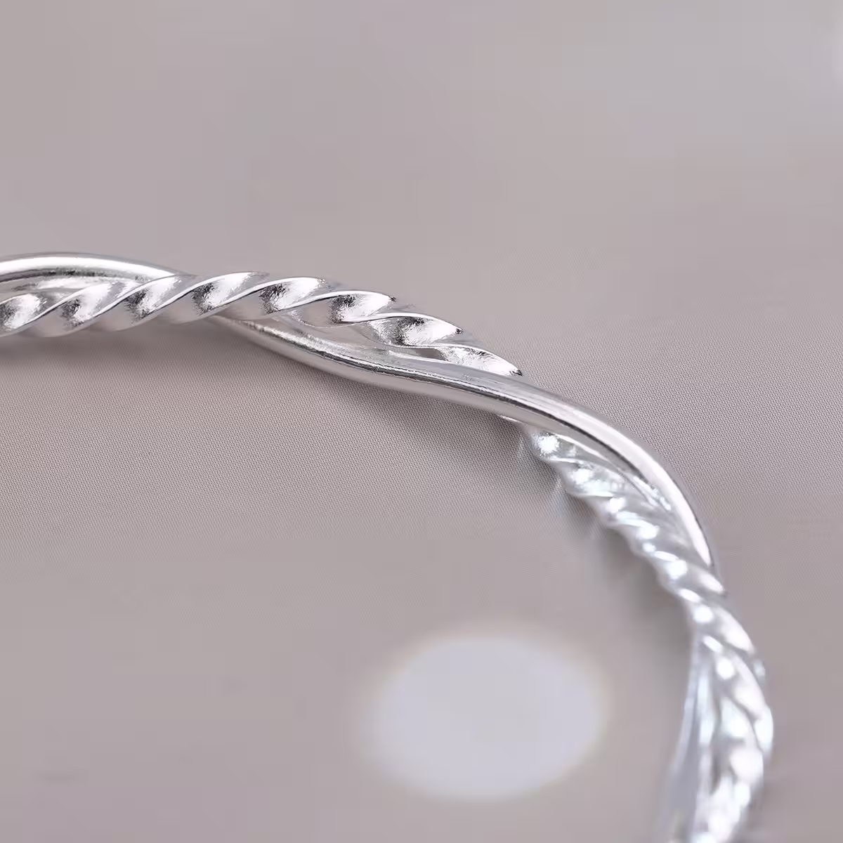 925銀飾×纏繞莫比烏斯×開口手環-第3張