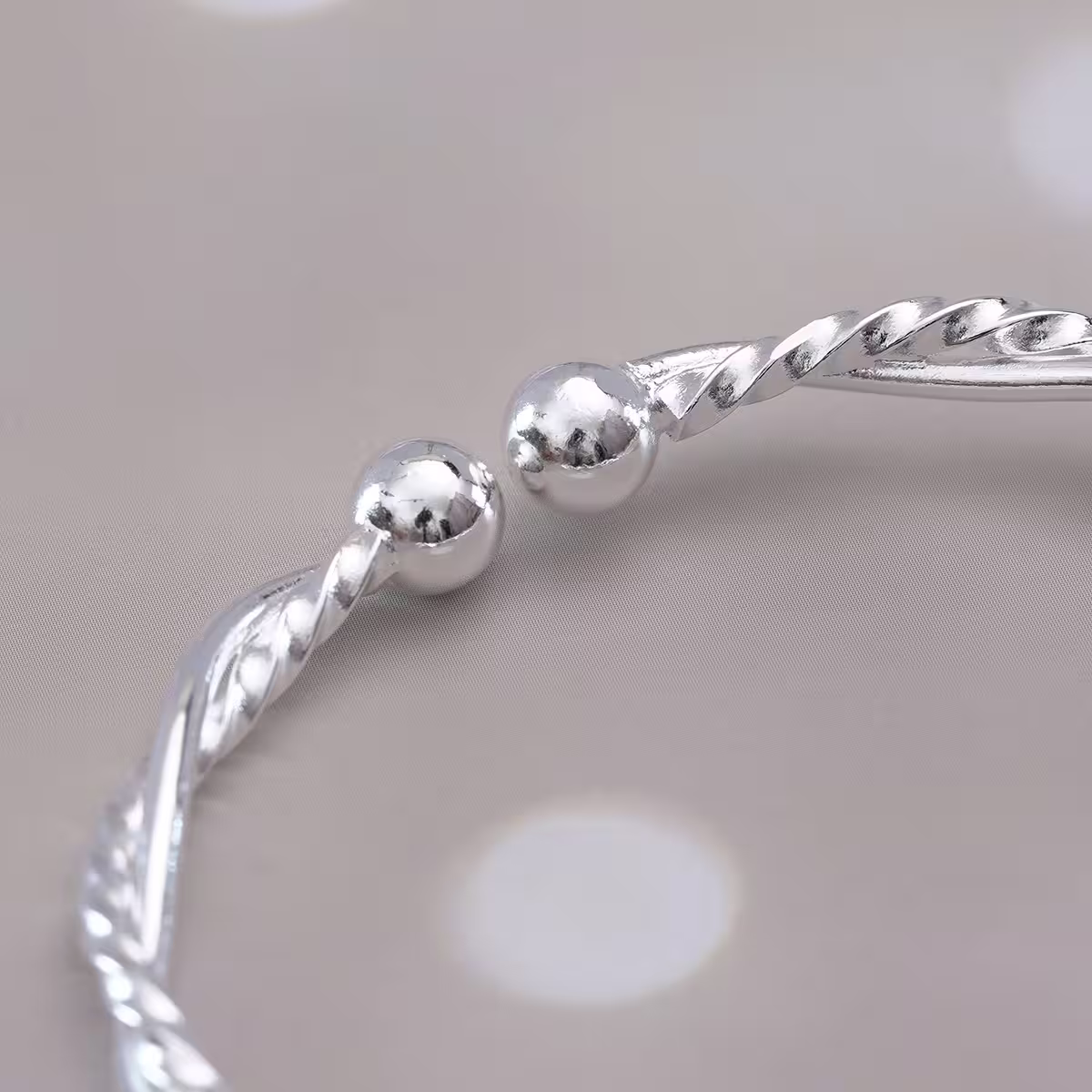 925銀飾×纏繞莫比烏斯×開口手環-第4張