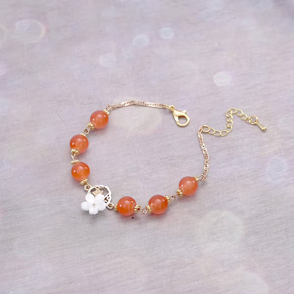 橘彩海棠花×手鍊-第1張
