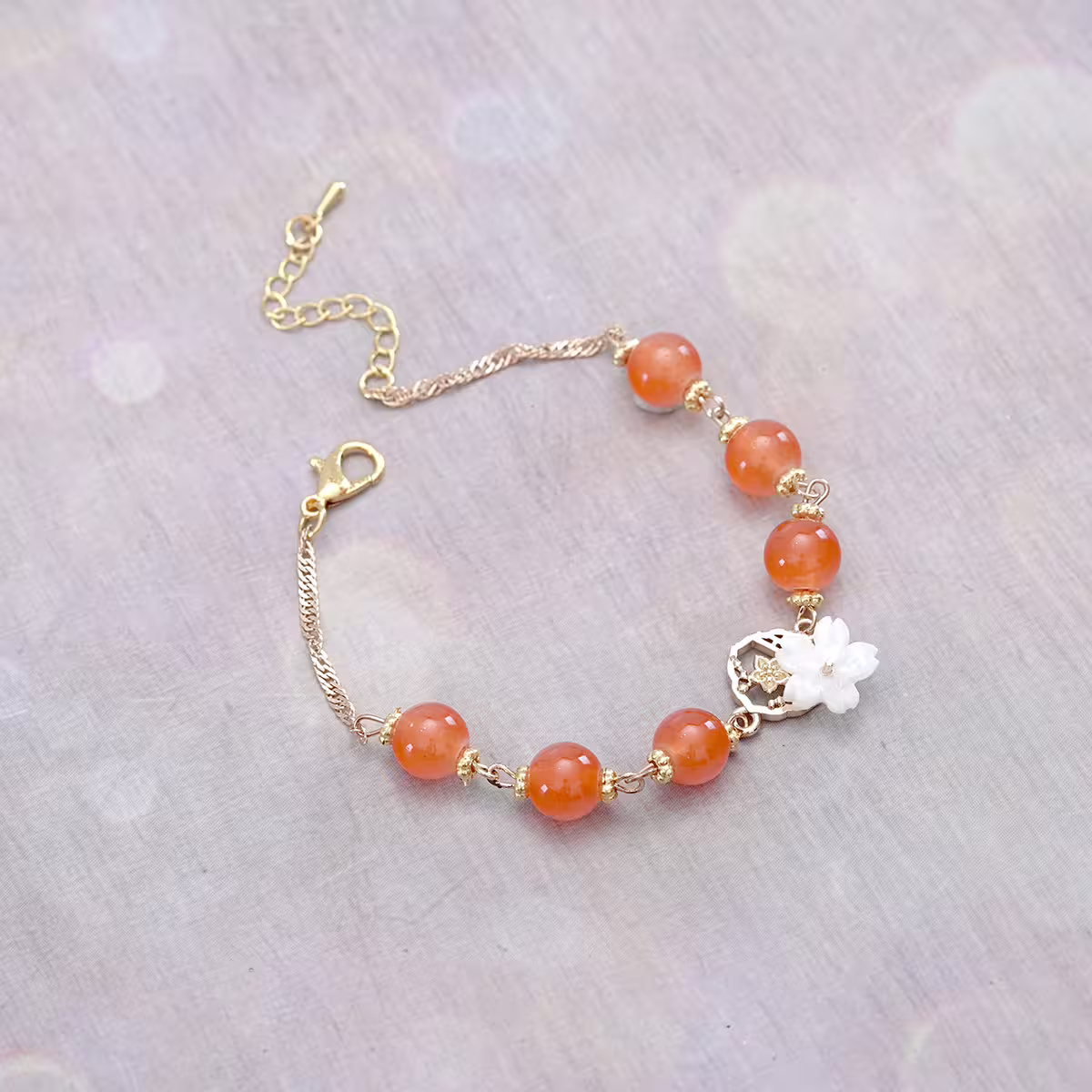 橘彩海棠花×手鍊-第2張