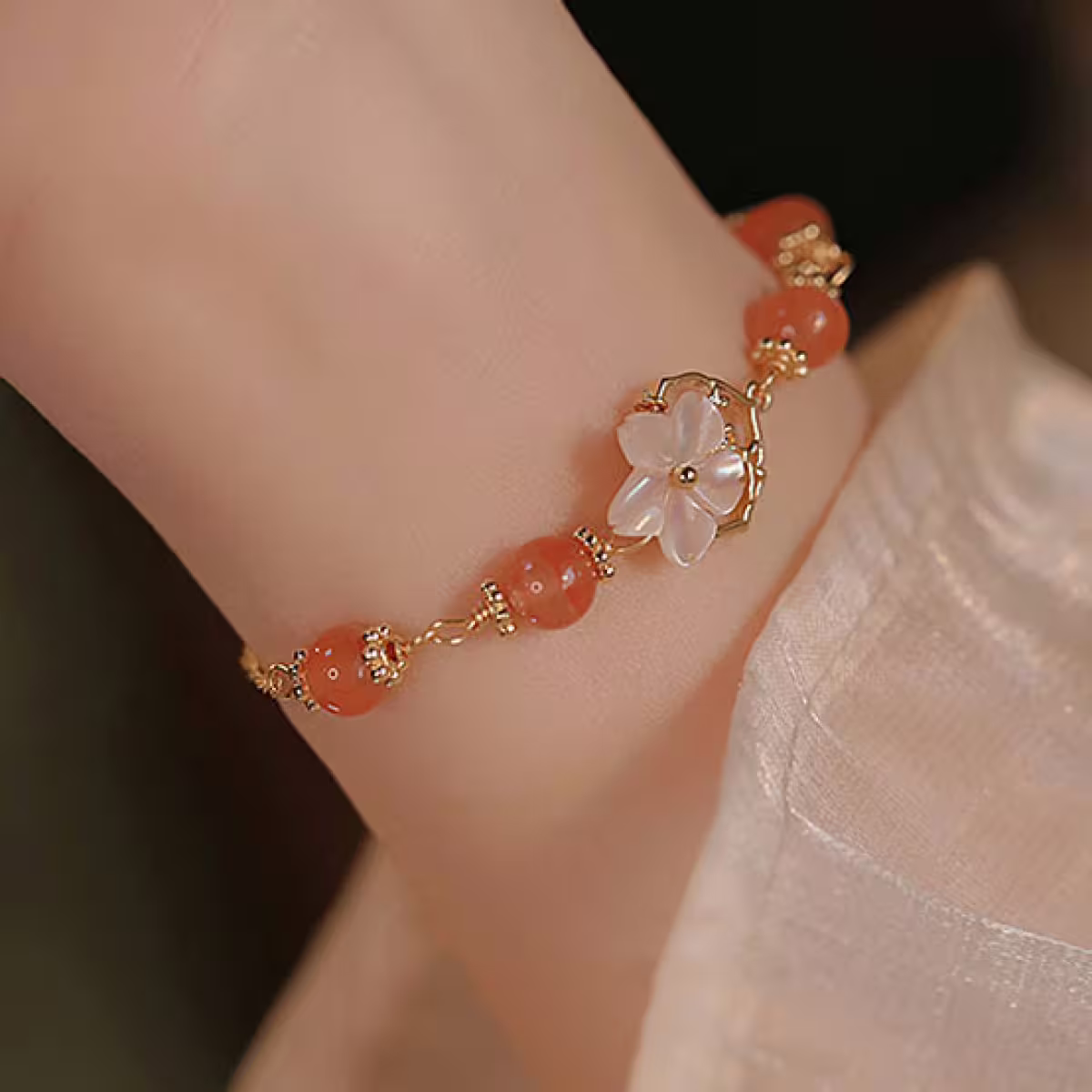 橘彩海棠花×手鍊-第6張