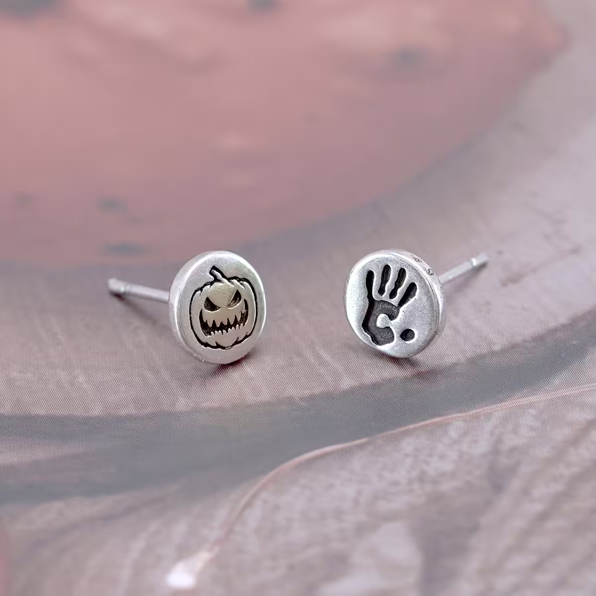 925銀針×南瓜跟鬼手×耳環-第2張
