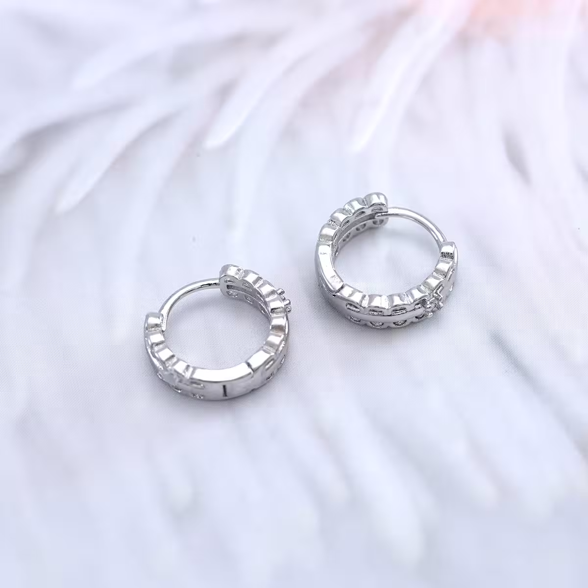 925銀針×蕾絲邊圓環×耳扣-第3張