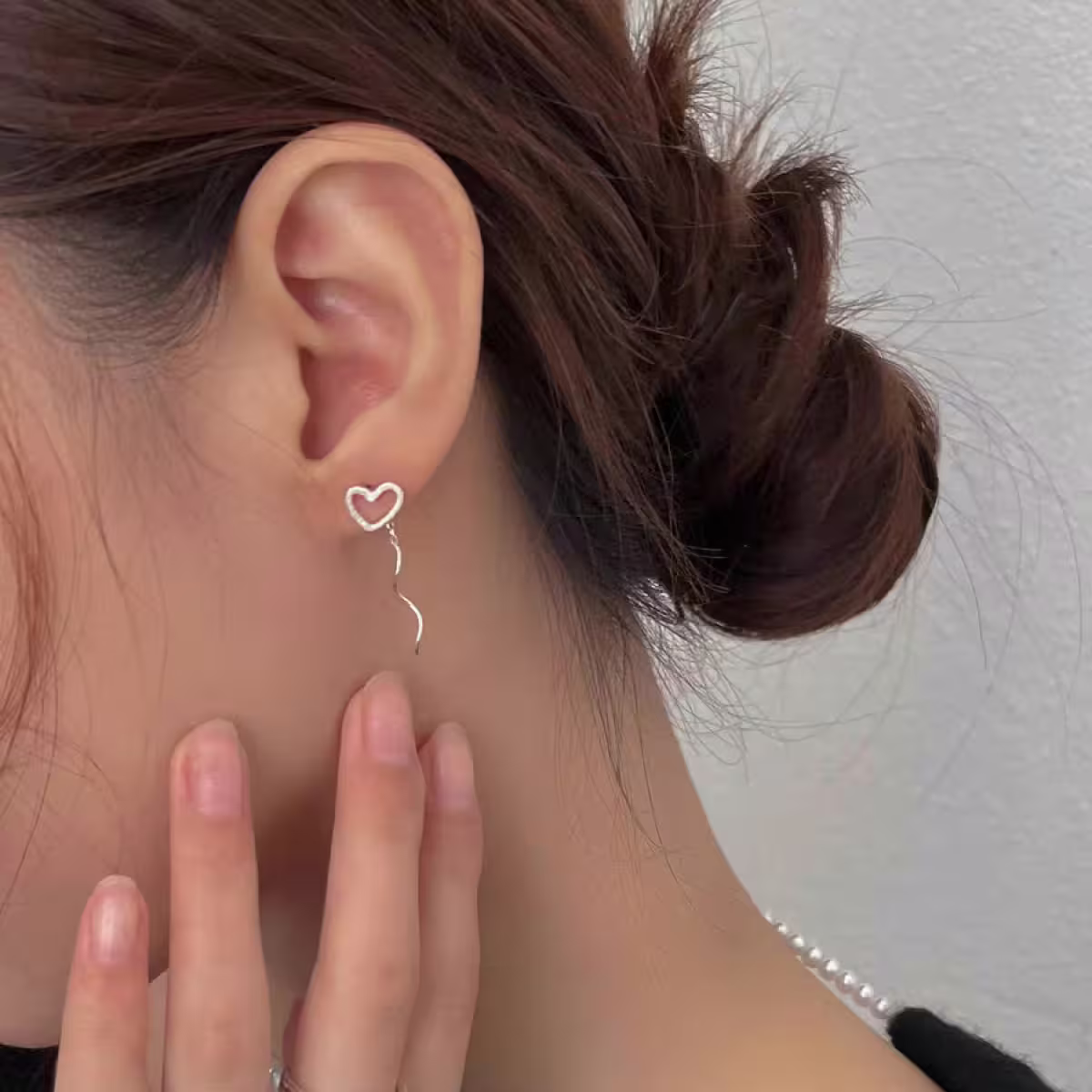 925銀針×斑瀾愛心×耳線-第6張