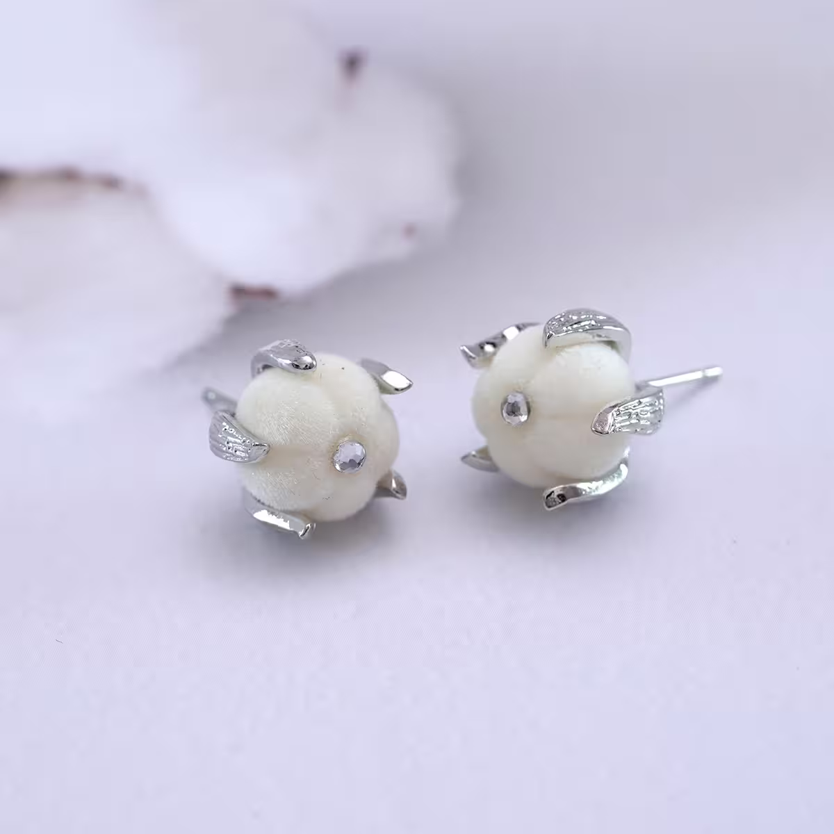 一支棉花×耳環-第1張