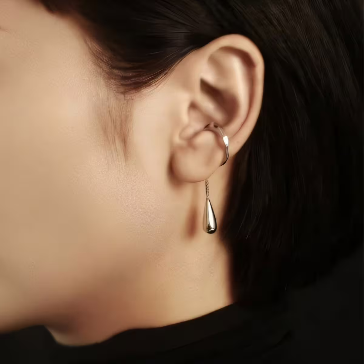水滴耳線×單邊耳掛-第5張