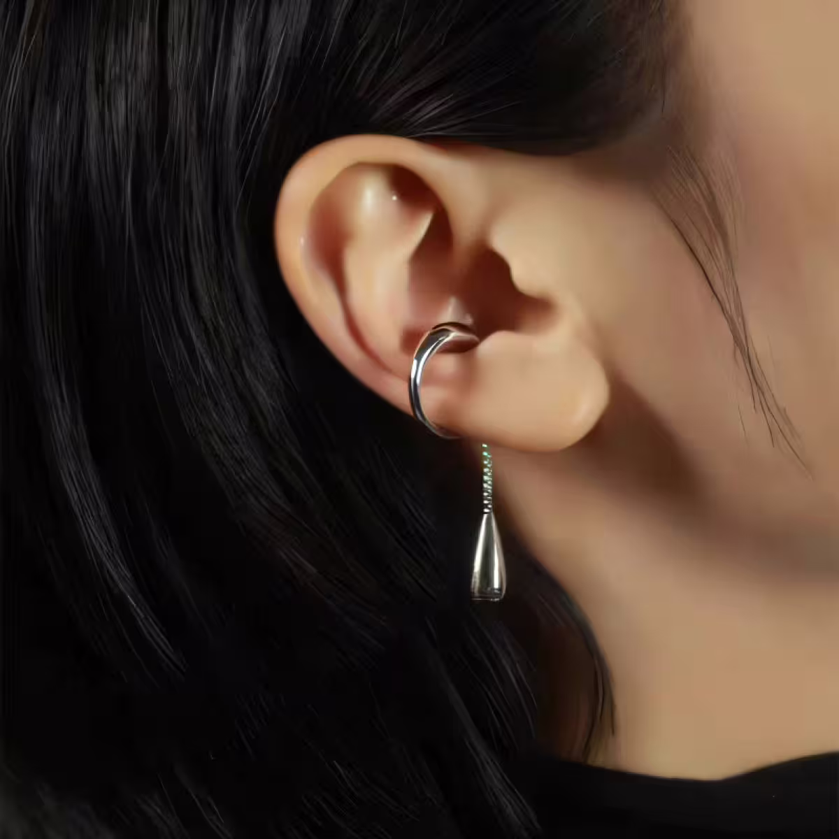 水滴耳線×單邊耳掛-第6張