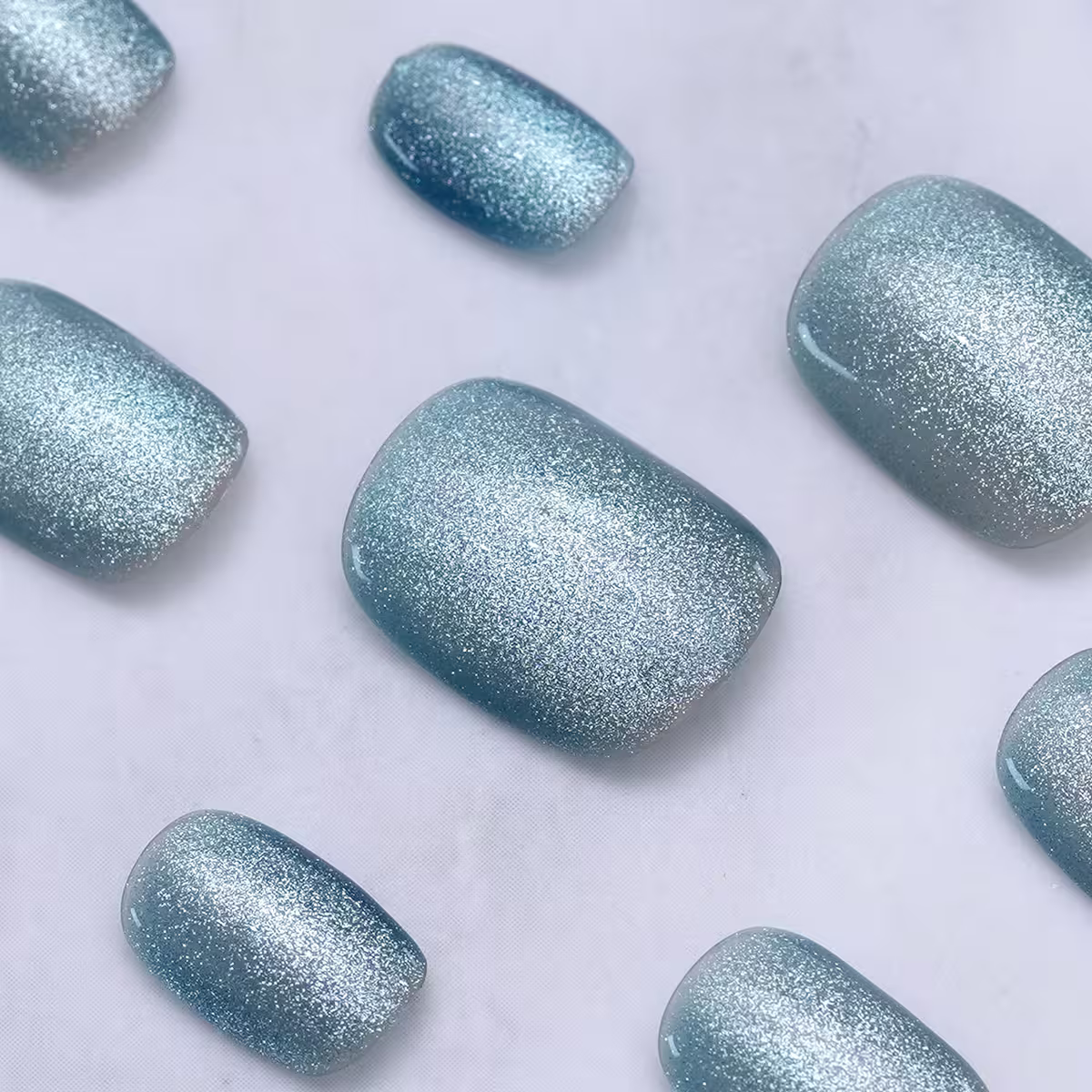 波光人魚姬亮面×穿戴式手指甲片×二十四入-第6張