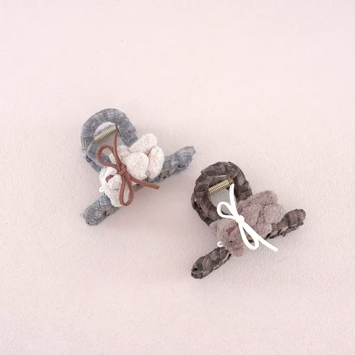 菱格小熊×鯊魚夾×共 二色-第2張