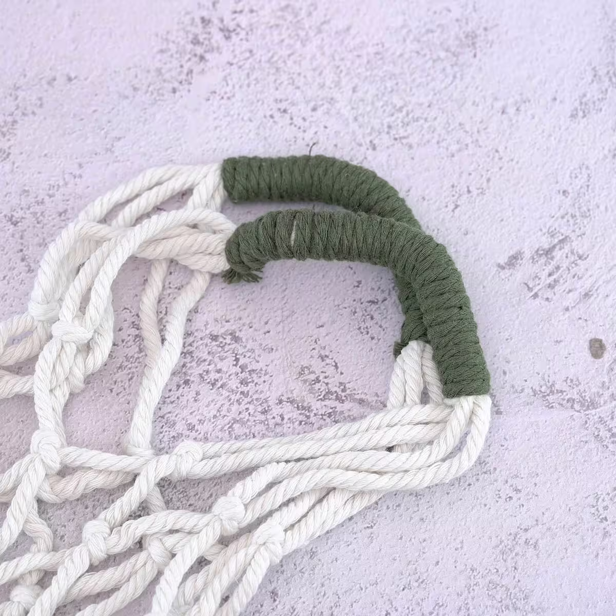 撞色鏤空網編×飲料水瓶提袋×綠白-第3張