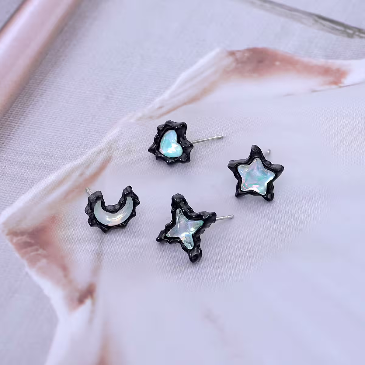 星月樂園×單邊四套件耳環組-第1張