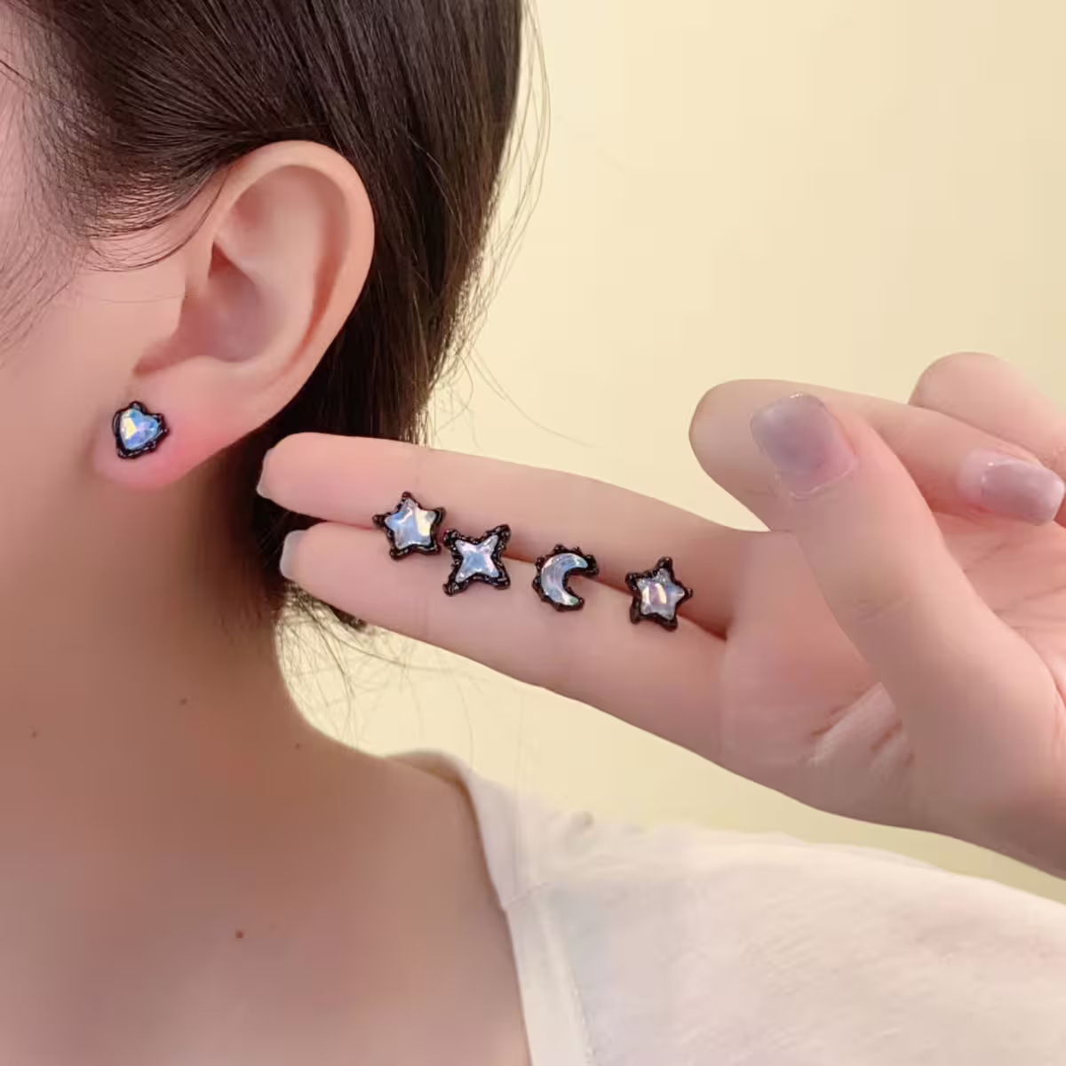 星月樂園×單邊四套件耳環組-第5張