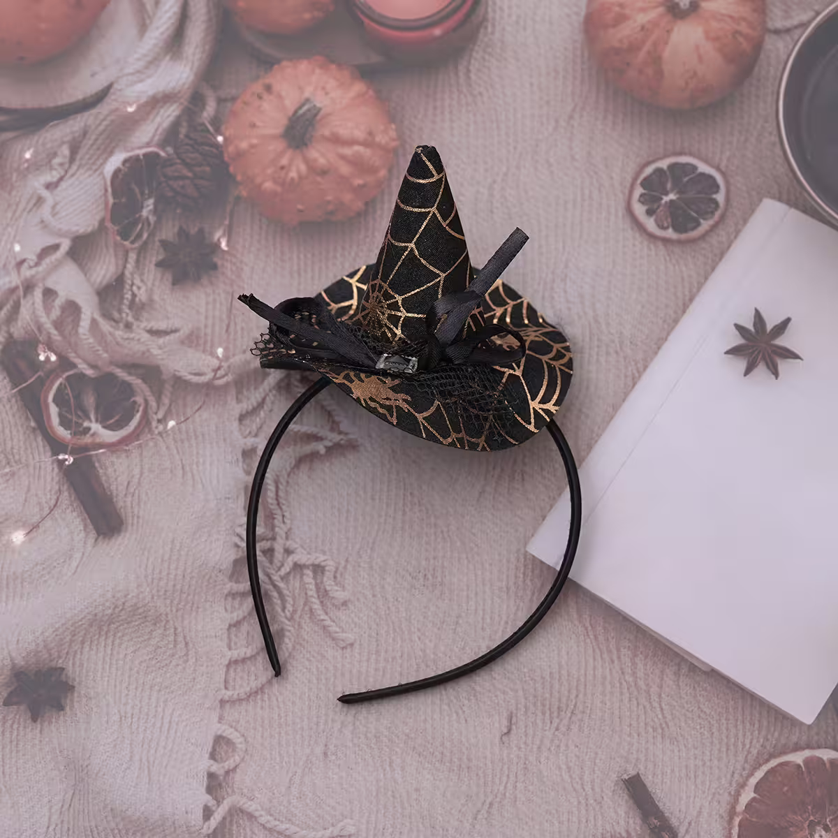 黑色蜘蛛網×小女巫×髮箍-第2張