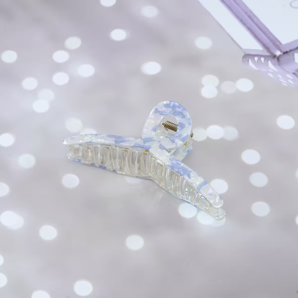 光炫斑斕醋酸×鯊魚夾×共四色-第6張