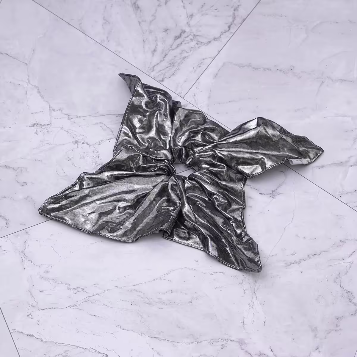 科技液態金屬感×大腸圈髮束×共三色-第3張