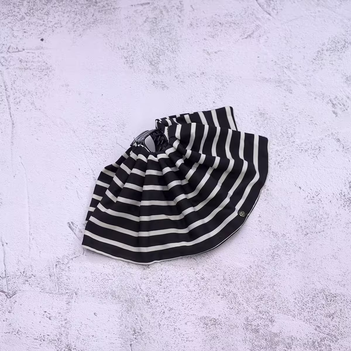 黑白條紋布藝×小抓夾×共二色-第6張