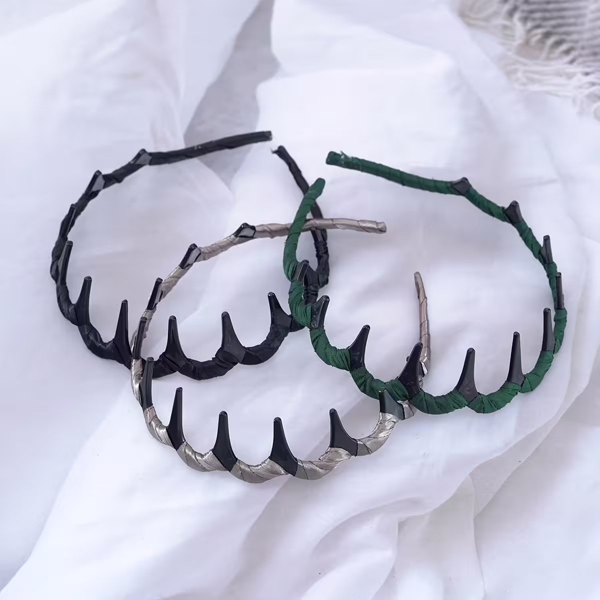 波浪爪子髮抓×髮箍×共三色-第1張