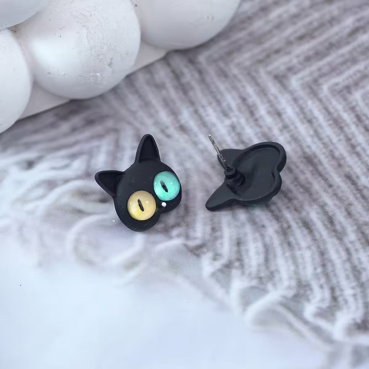 異瞳喵星人×吊墜耳環-第4張