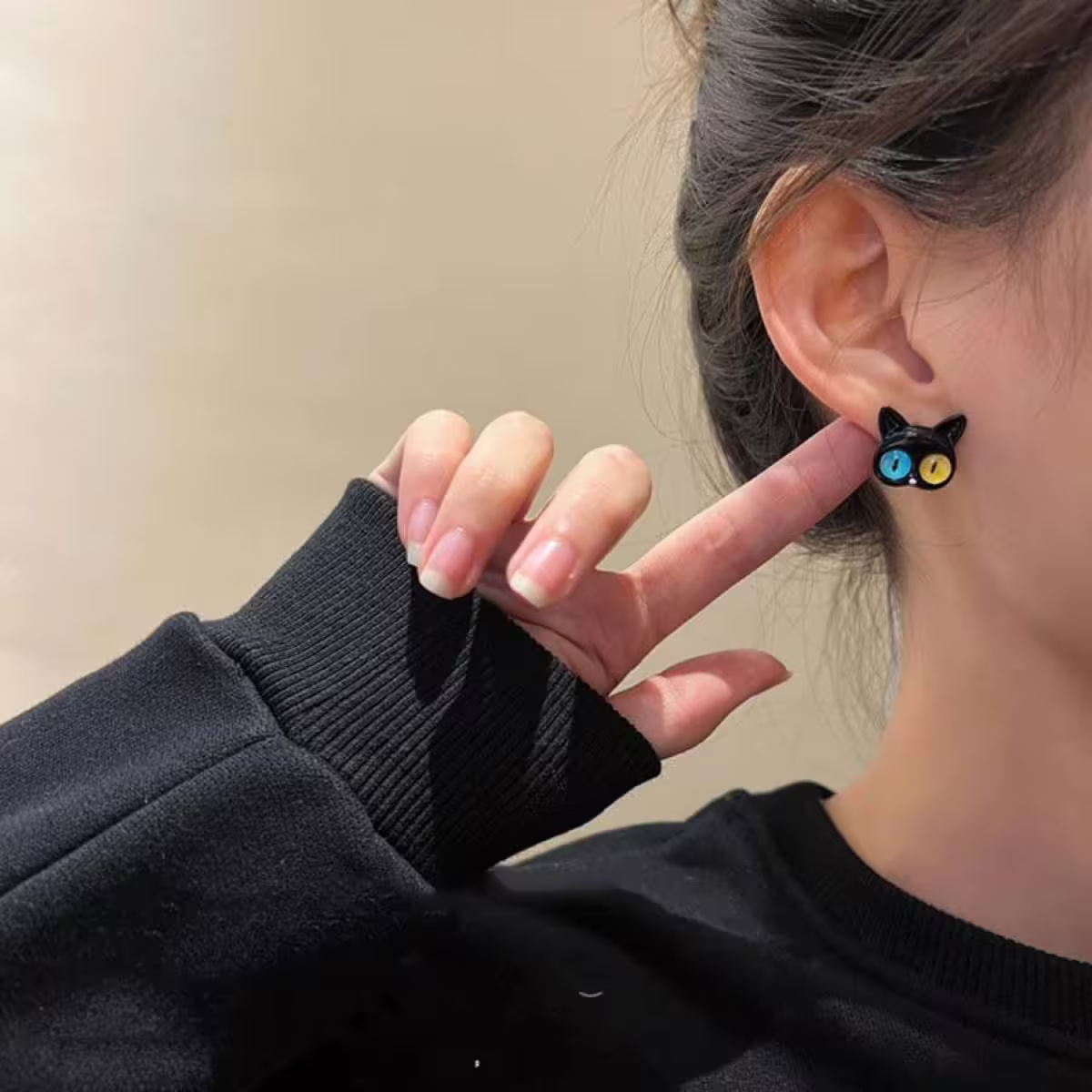 異瞳喵星人×吊墜耳環-第6張