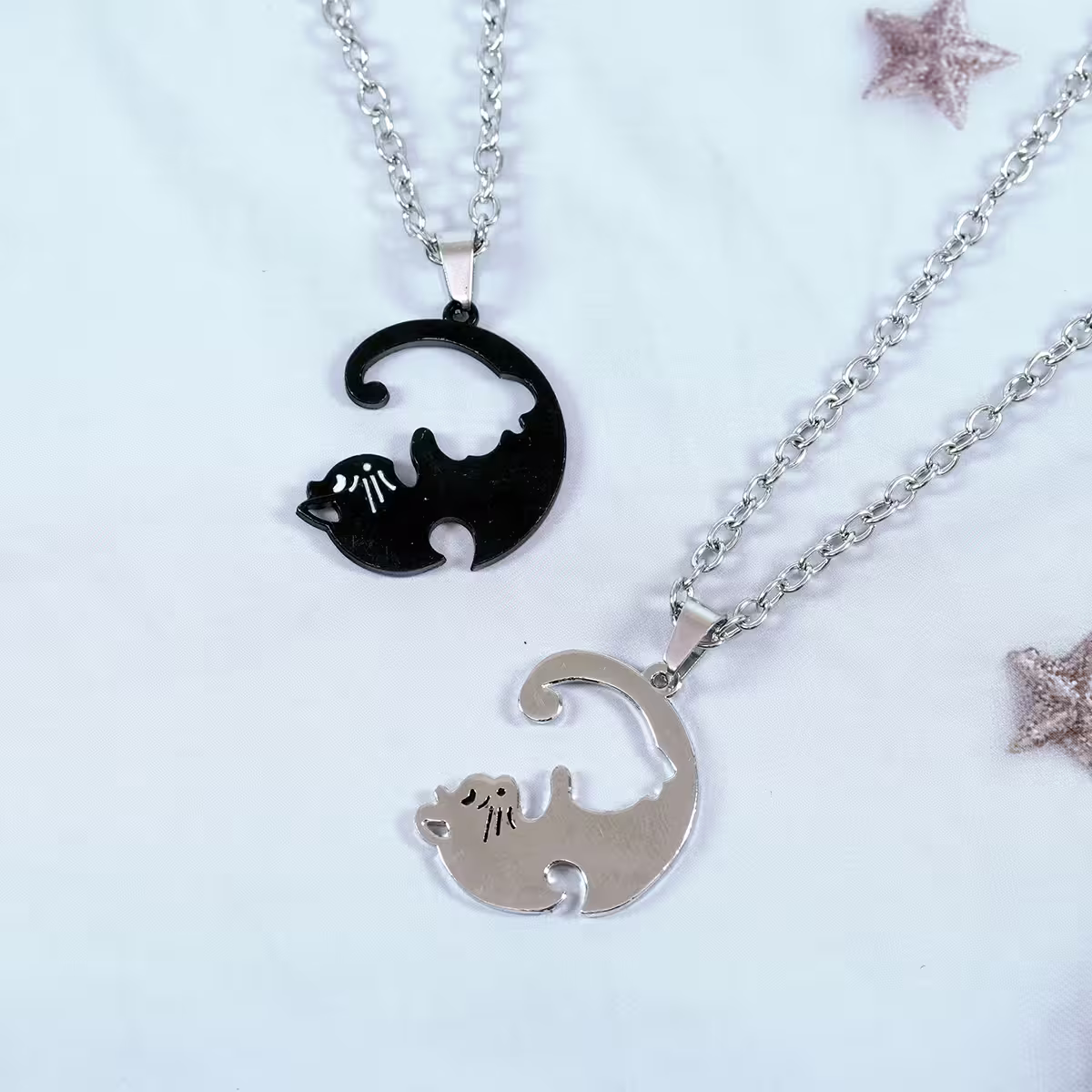 316鋼飾×抱團取暖×閨蜜情侶項鍊組-第2張