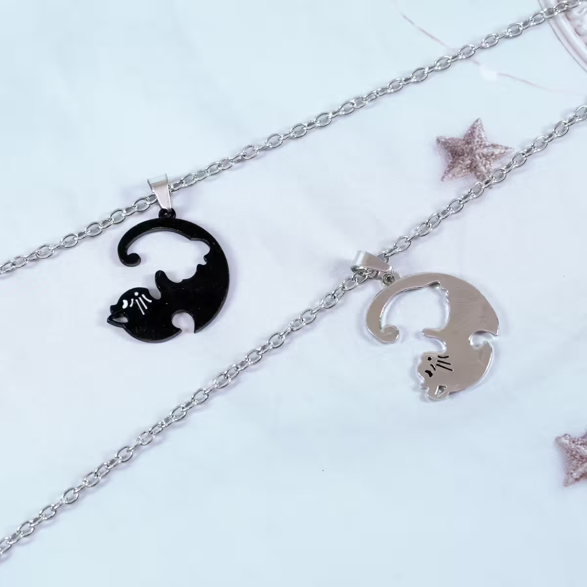 316鋼飾×抱團取暖×閨蜜情侶項鍊組-第3張