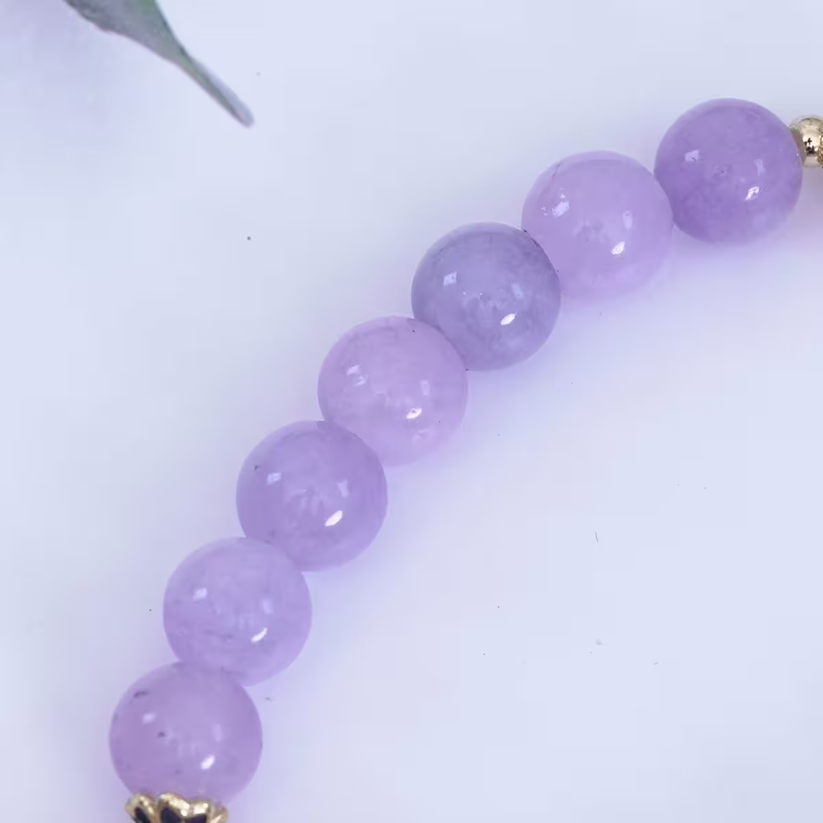 紫琉璃福袋流蘇×固定式串珠手鍊-第4張