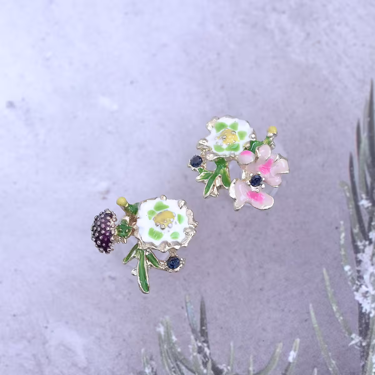 花花世界×不對稱耳環-第1張