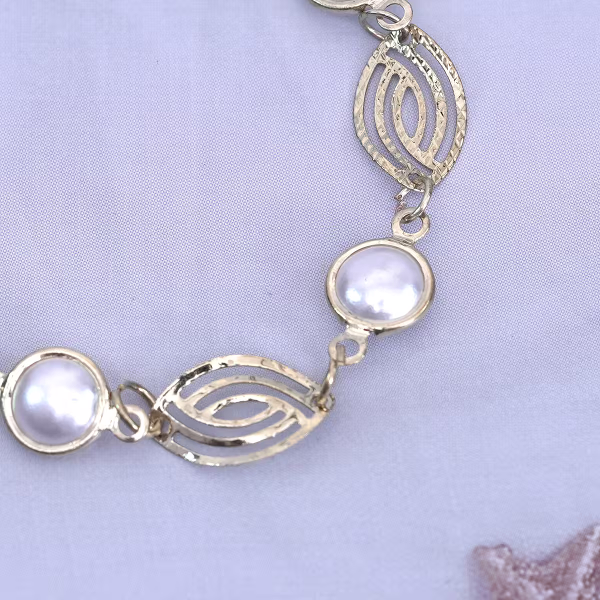 雙層暗黑柳葉黑水滴×固定式串珠手鍊-第6張