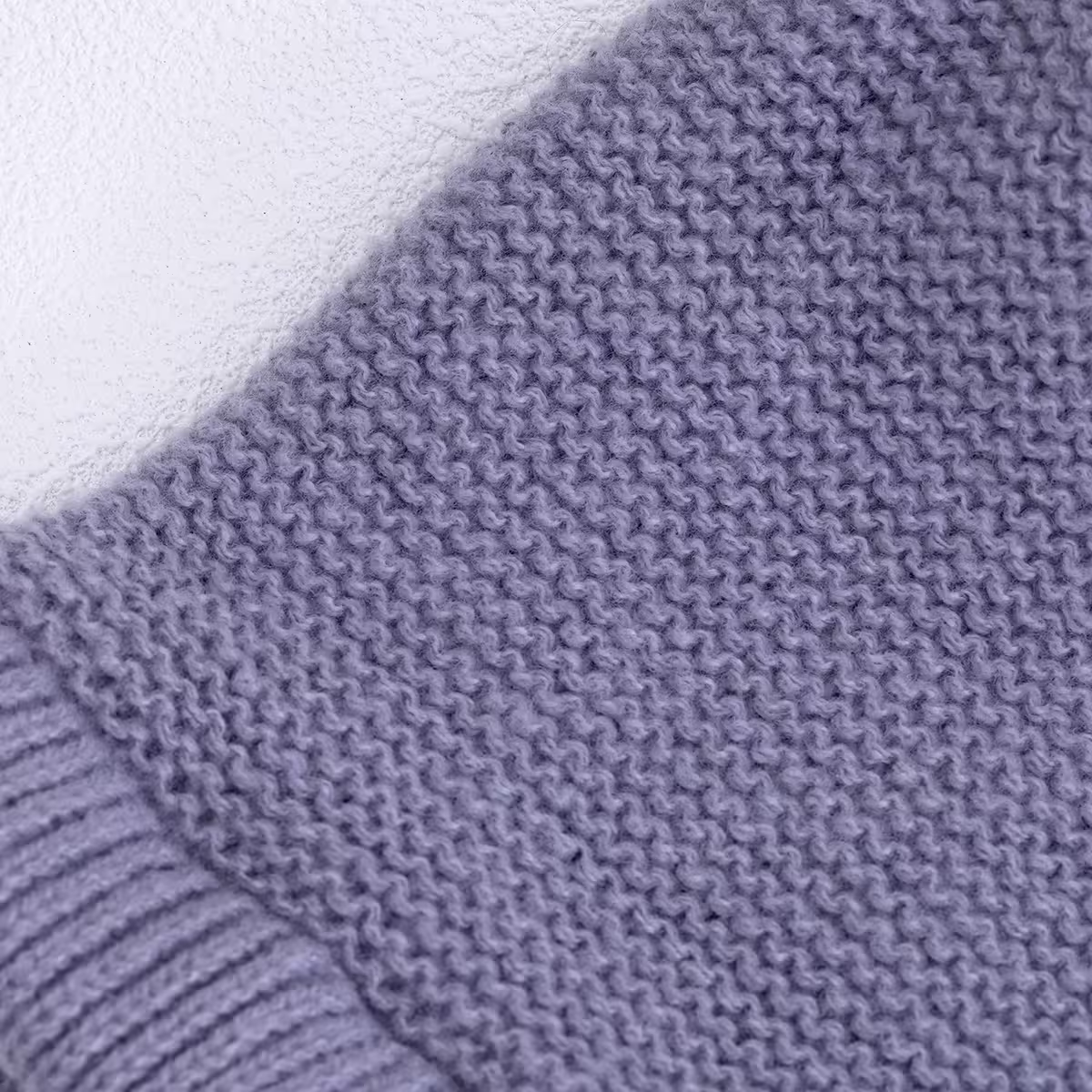 素色毛線綁帶×毛帽×灰色-第4張