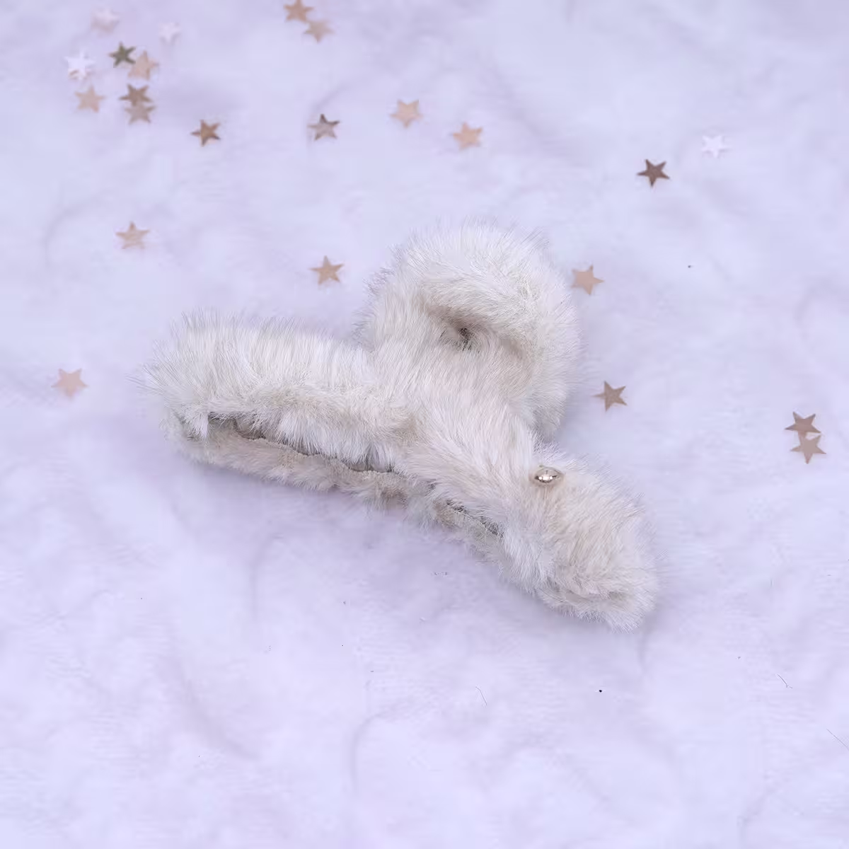 仿貂毛小金心×鯊魚夾×共四色-第4張