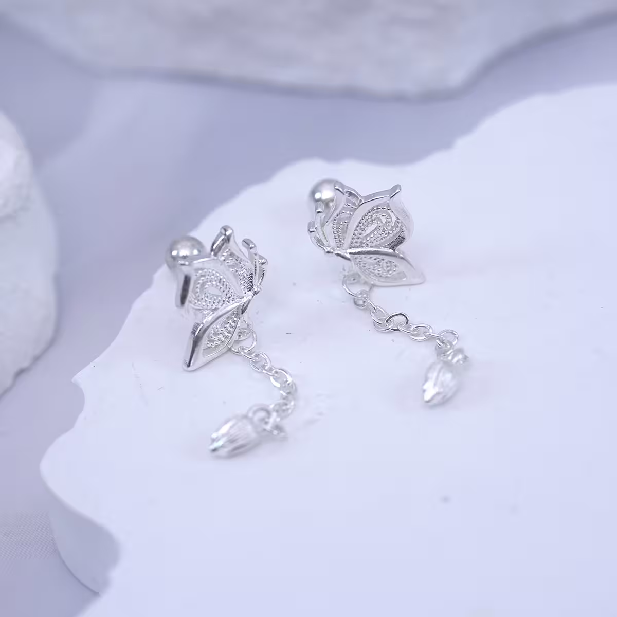 925耳針&times;蝴蝶流蘇&times;轉珠耳環-第2張