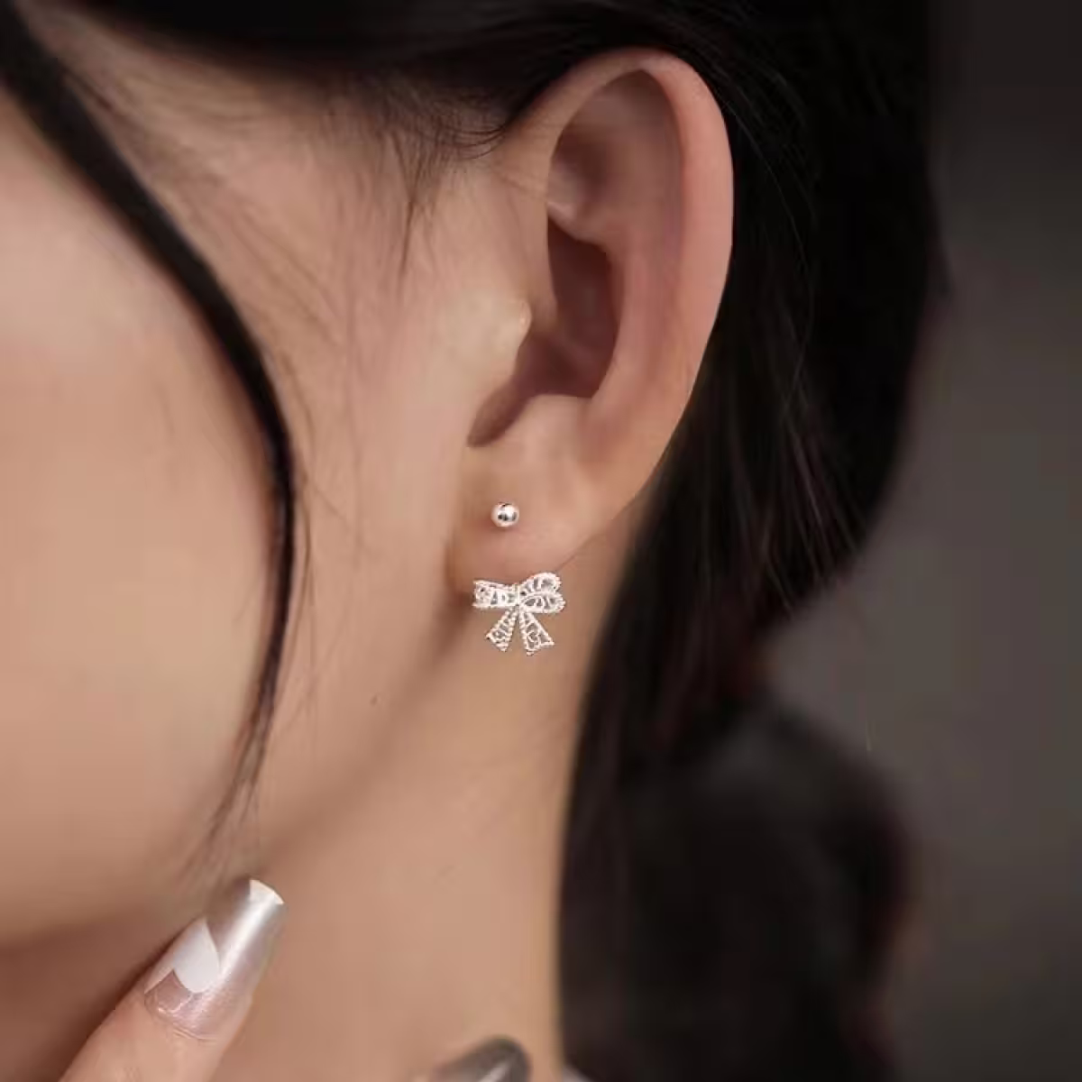 925耳針×蝴蝶結×轉珠耳環-第5張