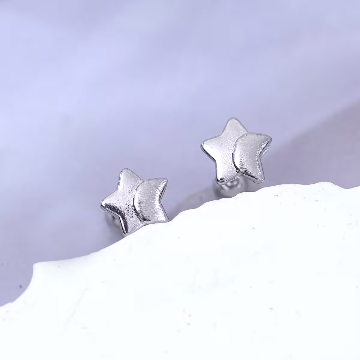 925耳針&times;星與月&times;轉珠耳環-第1張