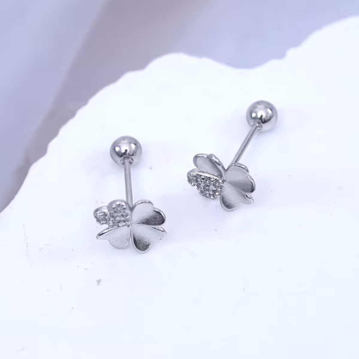 925耳針×幸運草×轉珠耳環-第2張