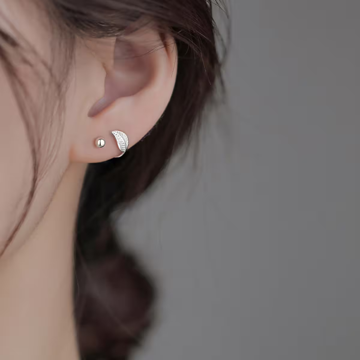 925耳針×葉子×轉珠耳環-第5張