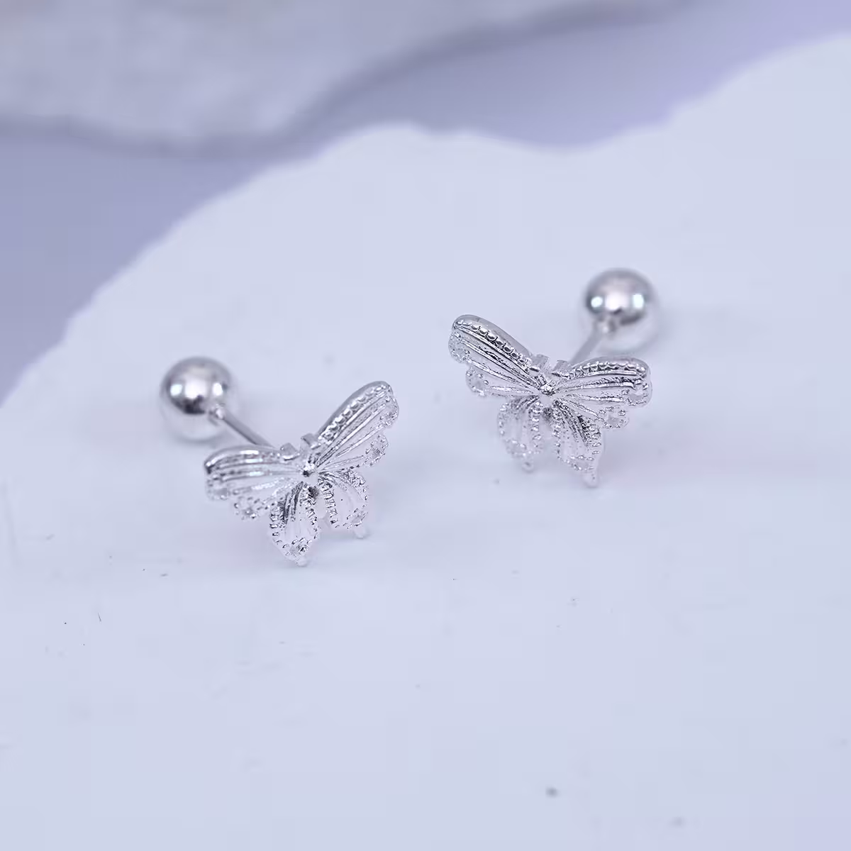 925耳針×小蝴蝶×轉珠耳環-第2張