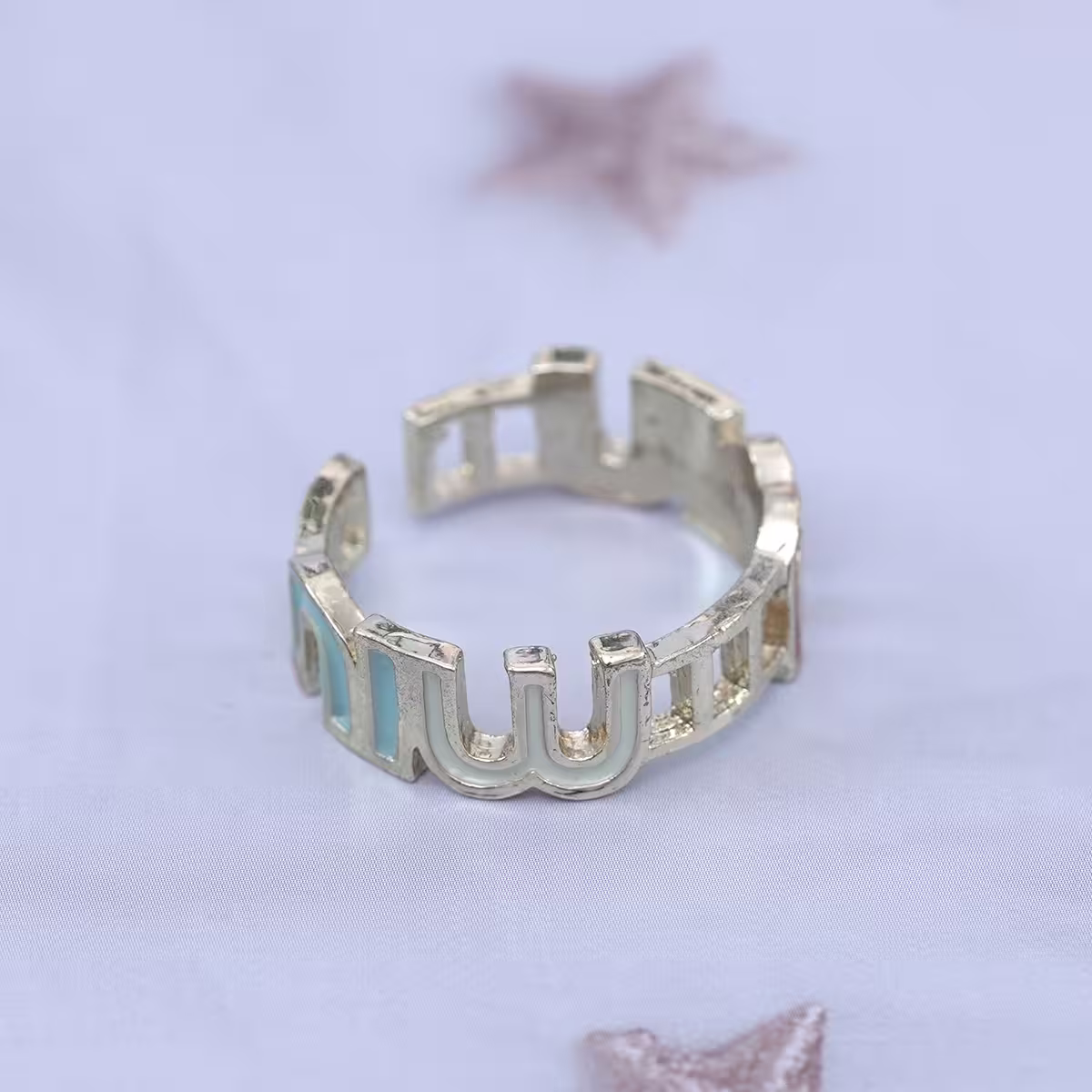 彩色字母×開口戒指-第4張