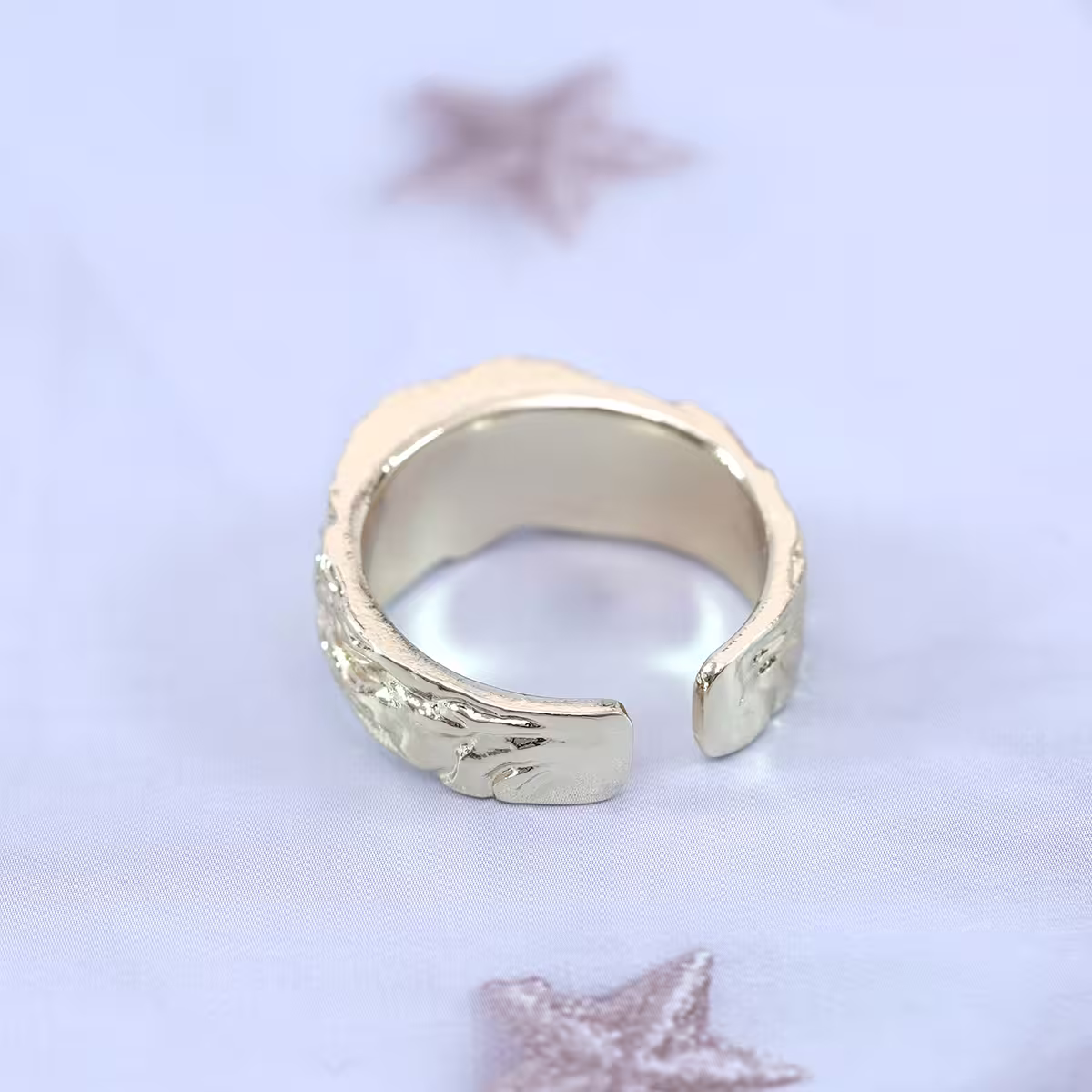 金色希臘面具×開口戒指-第5張