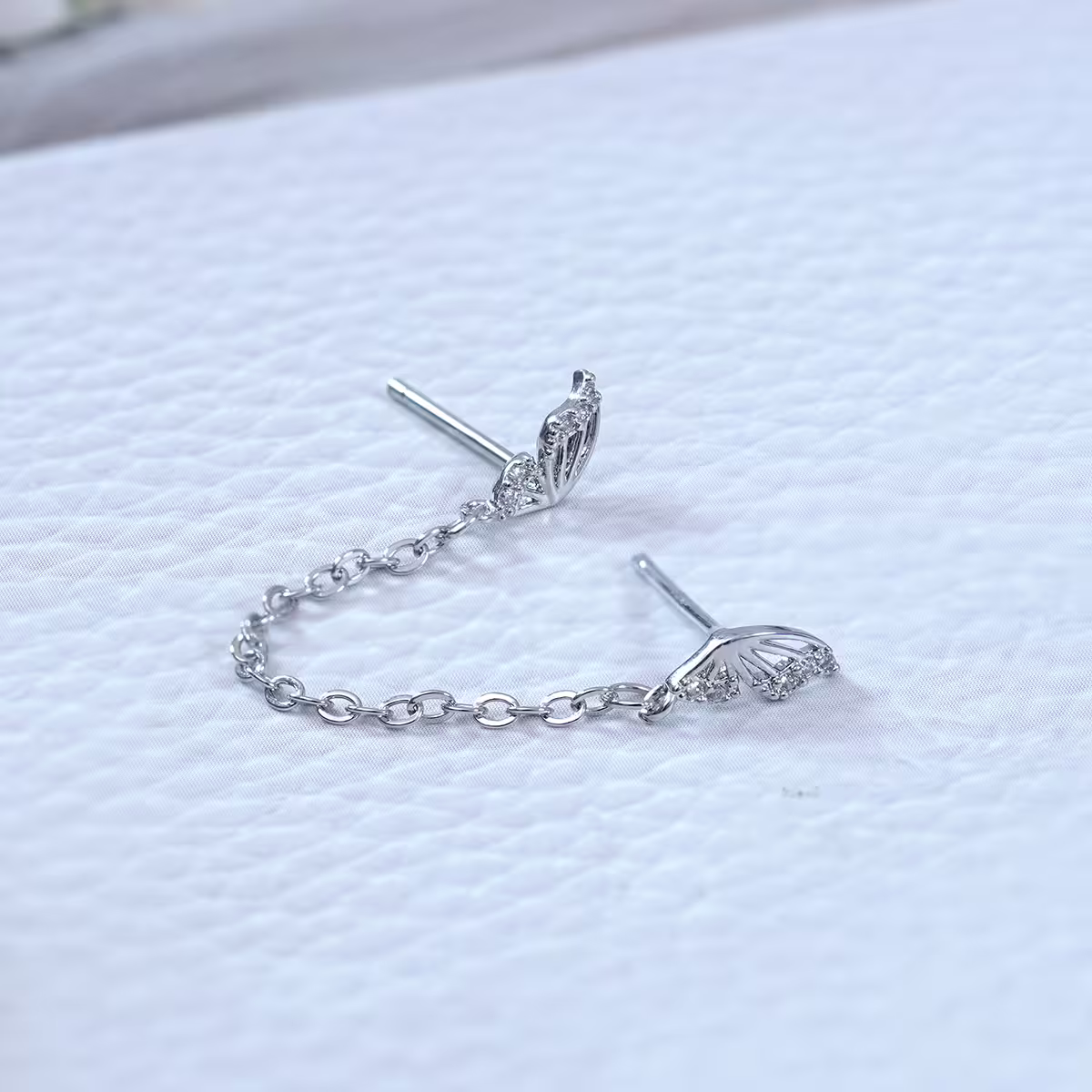 蝴蝶飛×單邊相連耳環-第4張