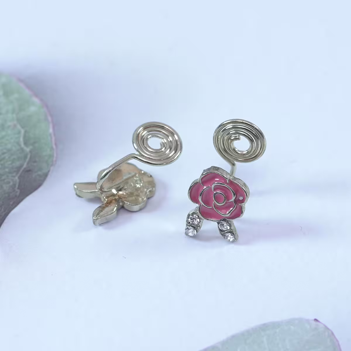 薔薇之名×蚊香盤U型耳夾-第5張