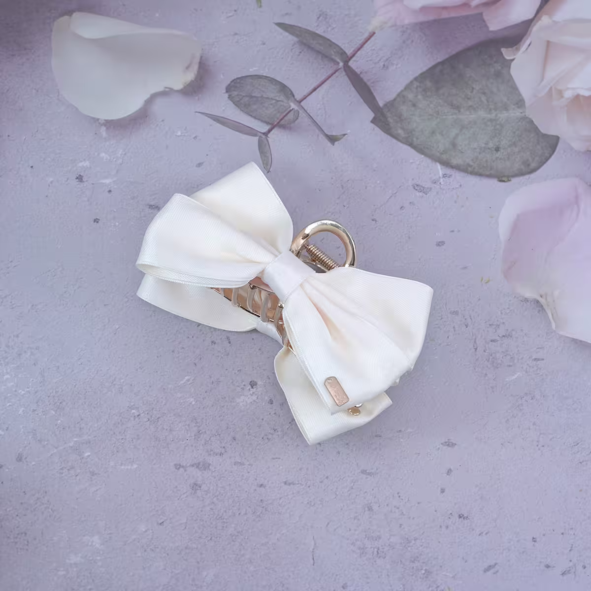 雙面緞帶蝴蝶結×鯊魚夾×共二色-第3張