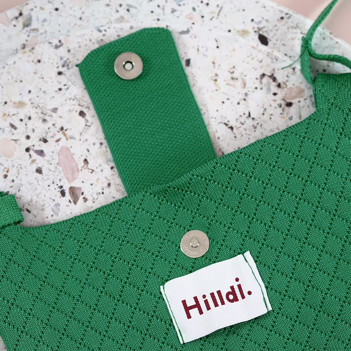 快樂多巴胺×單色針織×斜背包×綠色-第2張