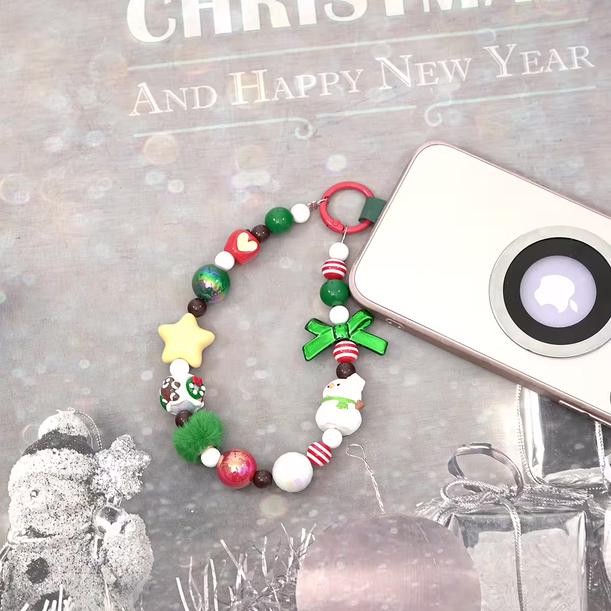 小白雪人&times;手機腕帶掛繩-第2張