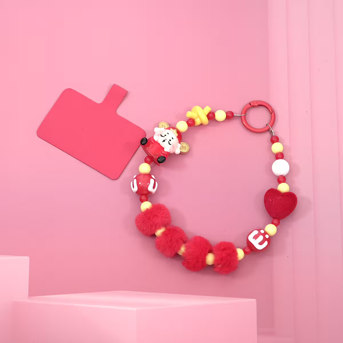 財神爺愛心&times;手機腕帶掛繩-第3張