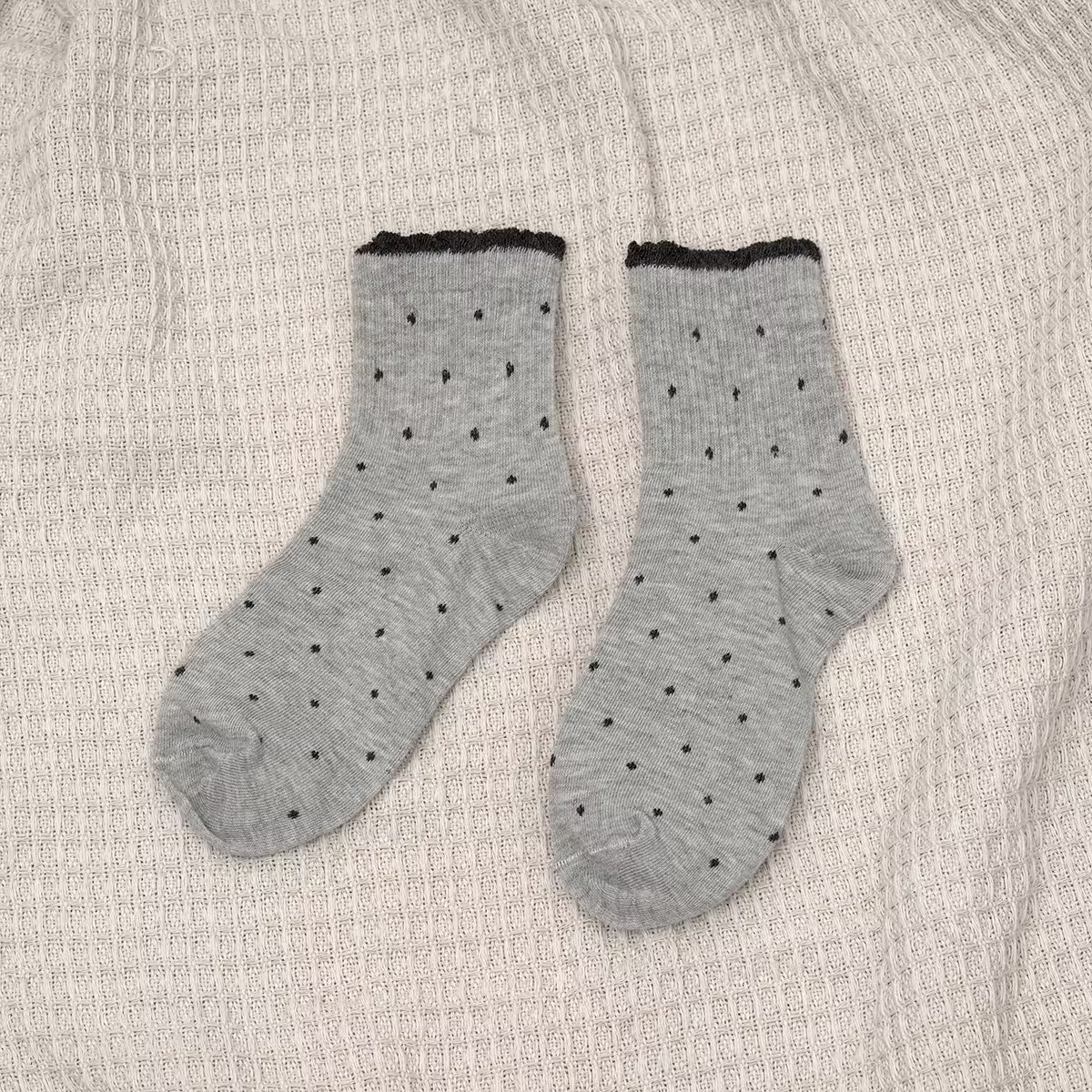 花邊點點&times;低筒襪&times;四雙套件襪子組-第3張