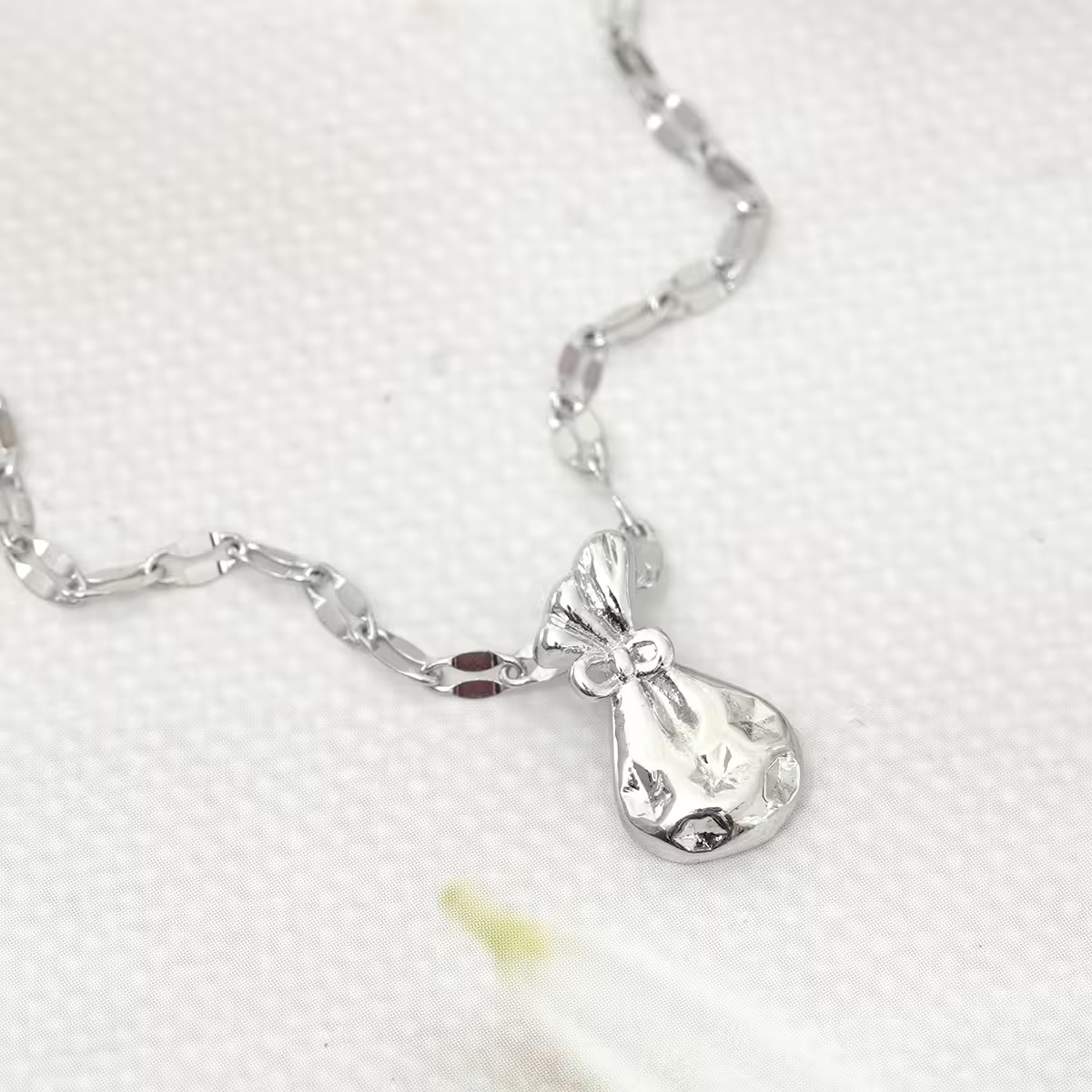 925銀飾&times;福氣錦囊&times;鎖骨項鍊-第2張