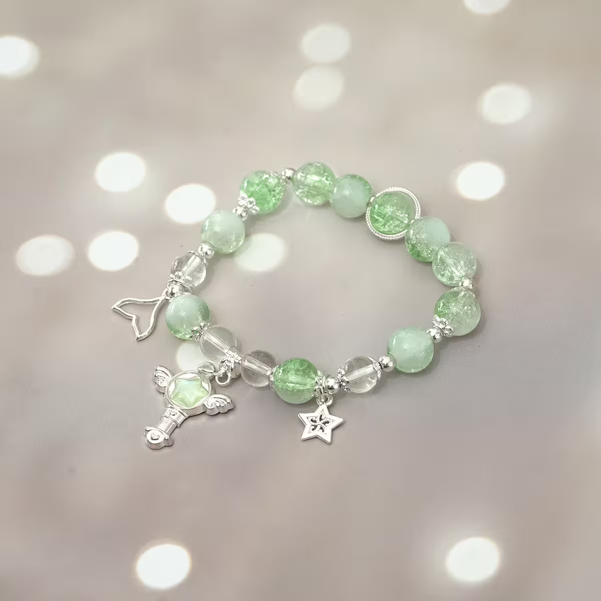 星光魔法琉璃&times;固定式串珠手鍊&times;共五色-第4張