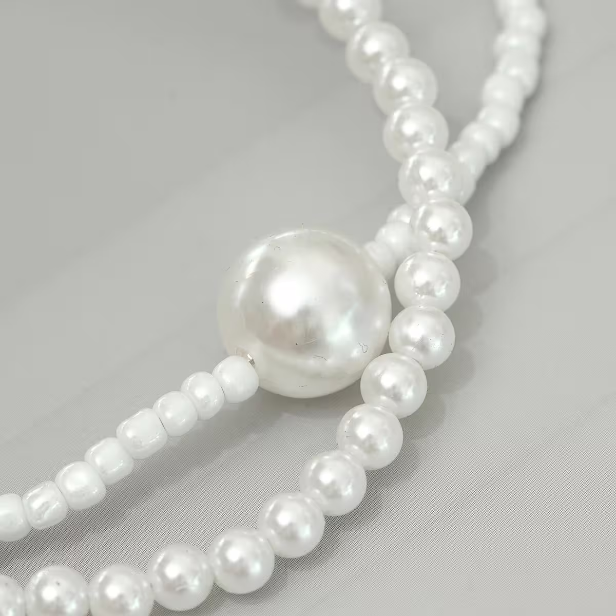 白珍珠圓舞曲&times;雙層手機腕帶掛繩-第5張