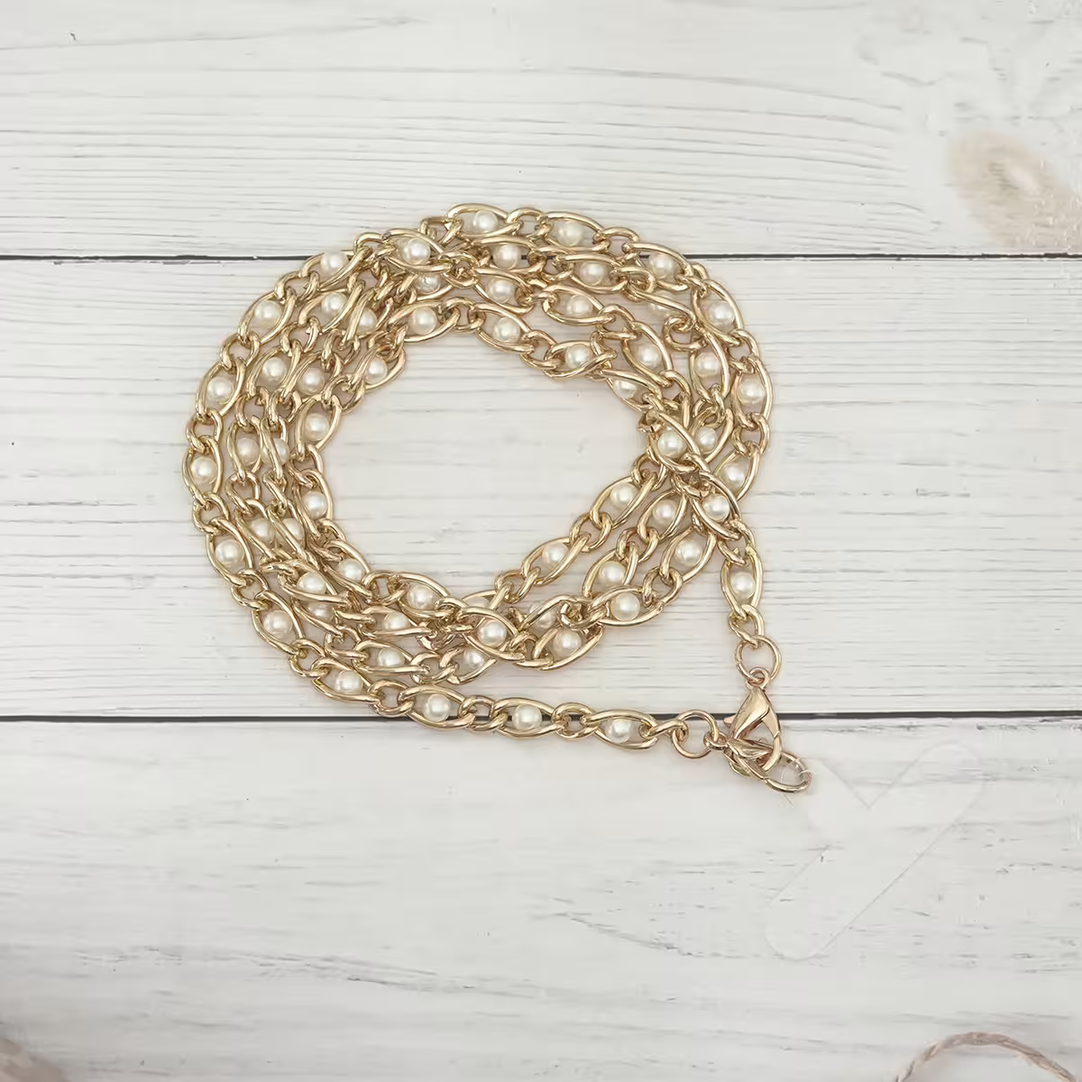 金光香榭珍珠&times;手機斜背雙勾掛繩-第2張